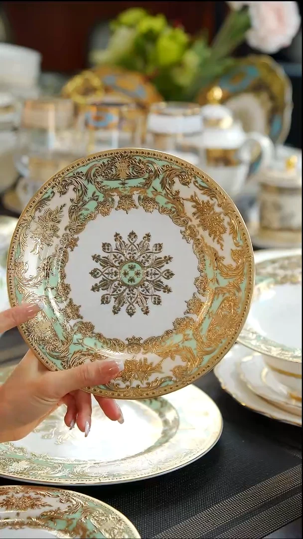 瓷片8英寸骨碟1个