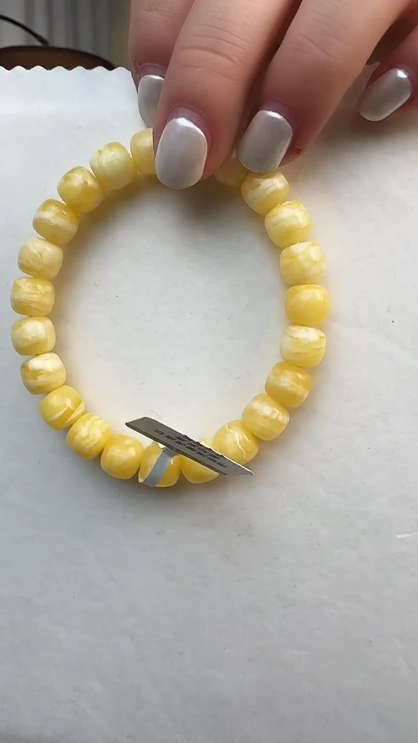 手链琥珀未镶嵌吴****呀蜜蜡老型单圈