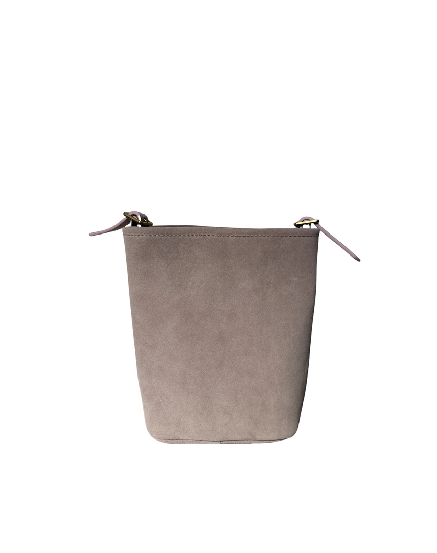 【牛皮水桶】轻奢时尚百搭女士純色小众简约单肩大号纯色AW457