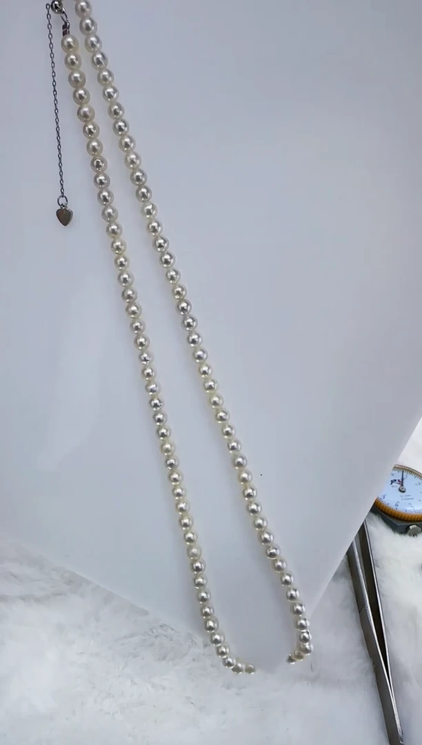 银S925镶嵌淡水珍珠DA a552 项链4