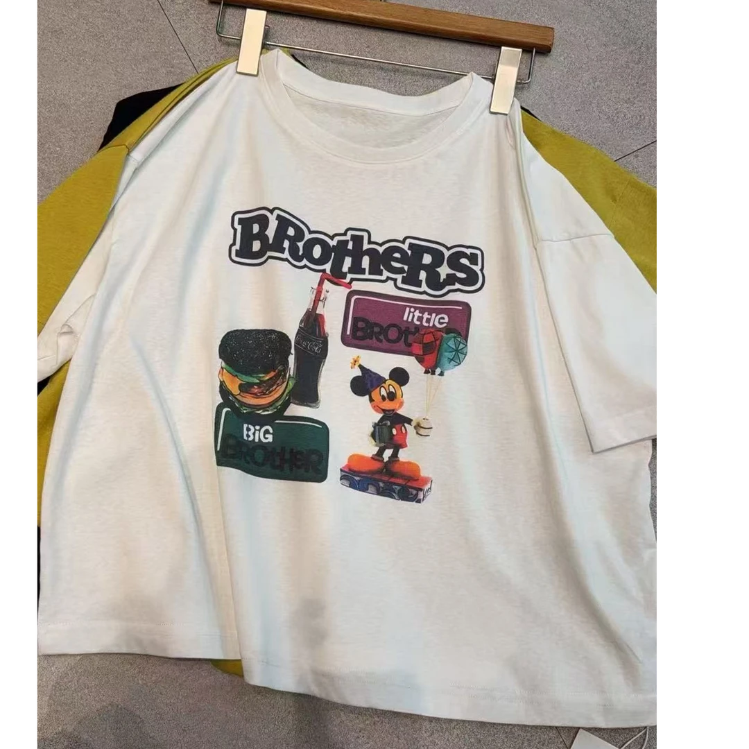 25209 U 韩版女新款夏款时尚洋气百搭休闲短袖