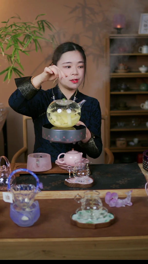 【闪购商品】晋芳 老花电陶炉+云瑾壶