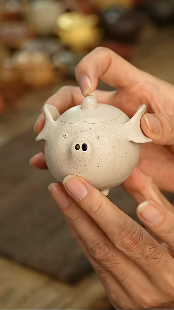 茶壶紫砂小飞猪紫砂壶