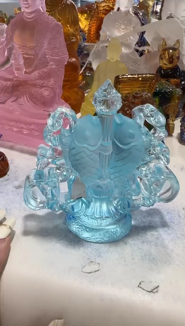 琉璃552微瑕纯手工古法琉璃