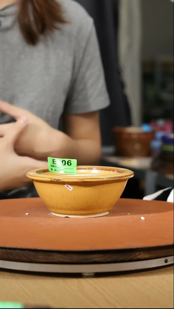 【石湾花盆】5寸小圆盆006