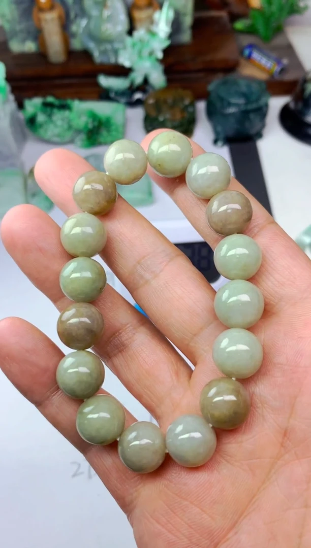 颈饰未镶嵌翡翠读****$手串