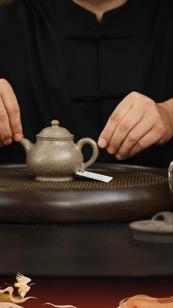 茶壶紫砂紫砂壶10 冷金黄 潘壶