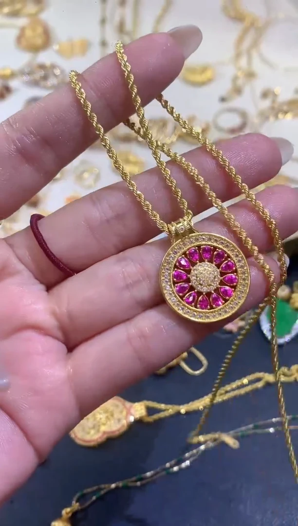 吊坠(不含链)18K金A144|多样性发货一件|1220|BKJ5