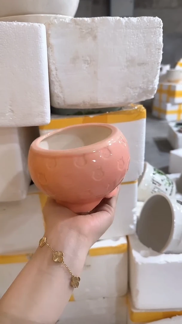 高温陶瓷花盆+E105