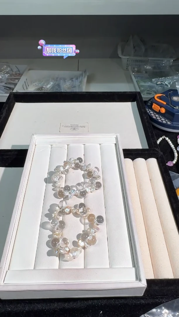 水晶手链未镶嵌白水巴洛克款发货多样性发其一