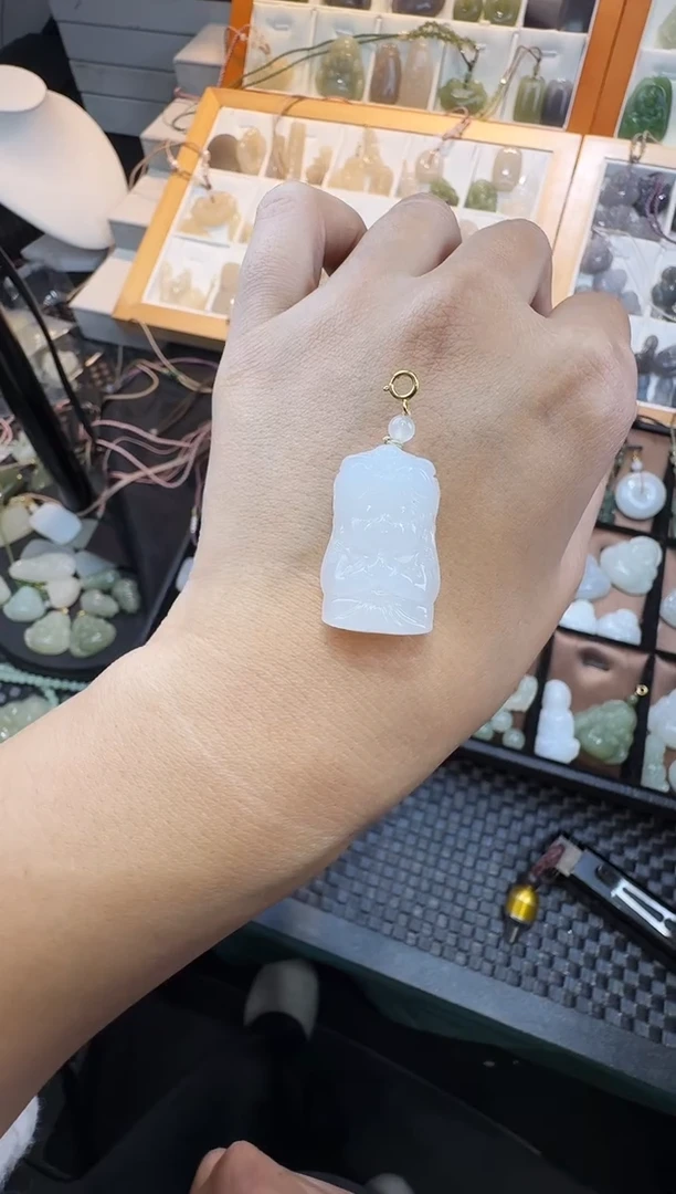 【闪购商品】和田玉颈饰未镶嵌白玉扎基