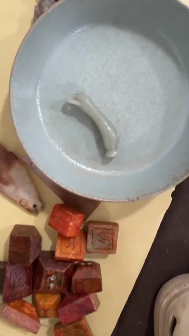 瓷片手工，手绘，瓷器1