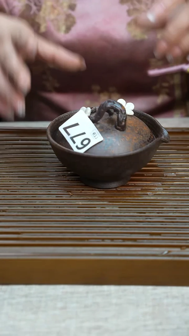 纯手工粗陶茶具每一只不一样
