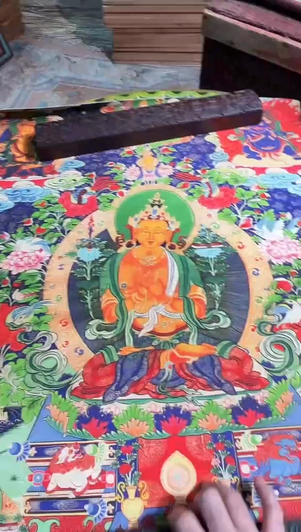 卷轴画路路的唐卡tk160