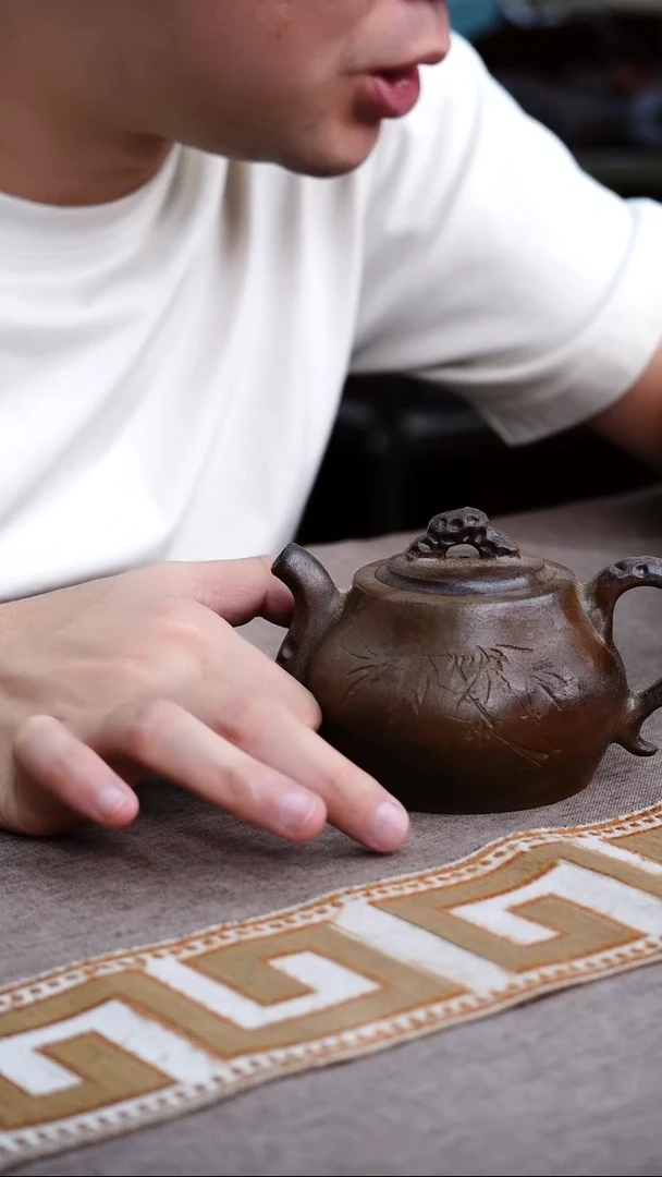 茶壶紫砂宜兴紫砂柴烧