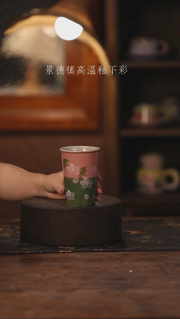 陶瓷景德镇高温釉下手绘陶瓷072