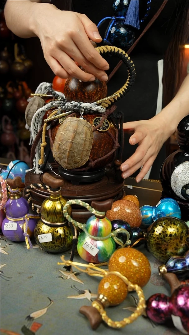 705号650ml左右非遗大漆酒葫芦