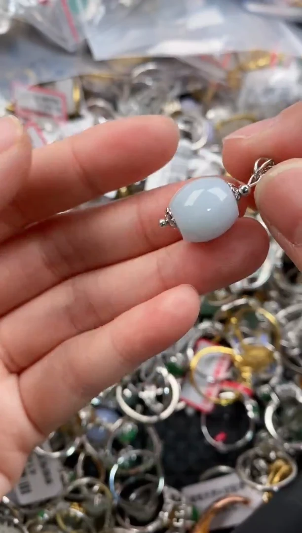 银S925镶嵌戒指翡翠111                  4