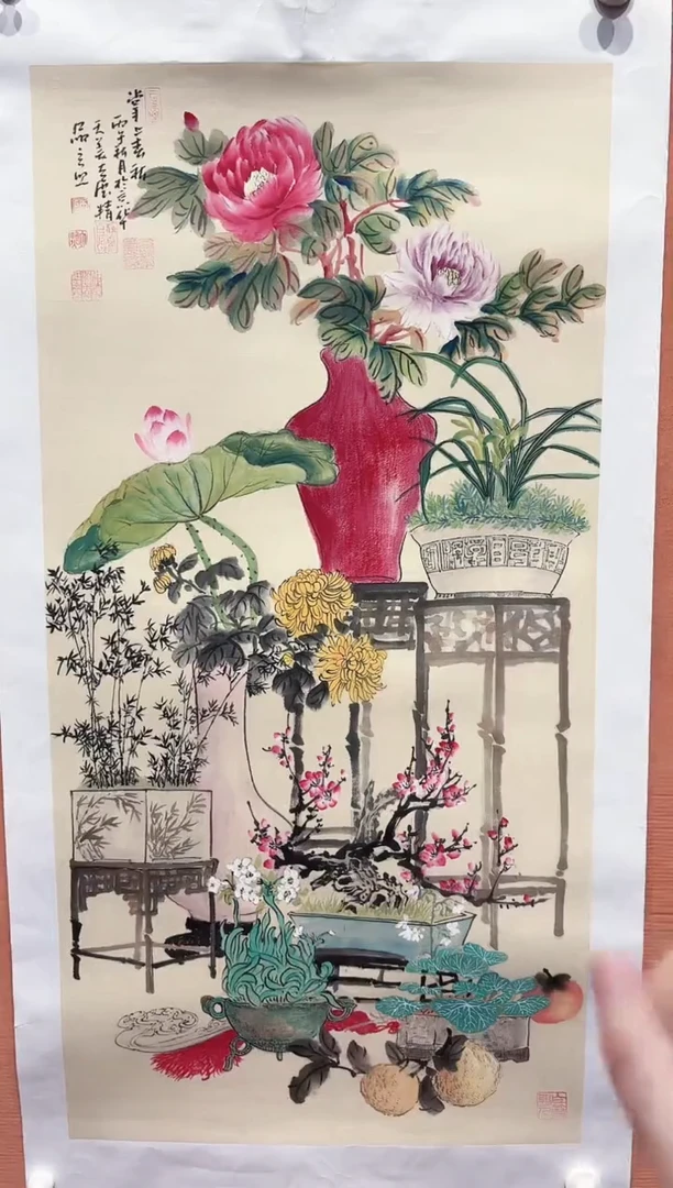 国画师立照老师国画作品