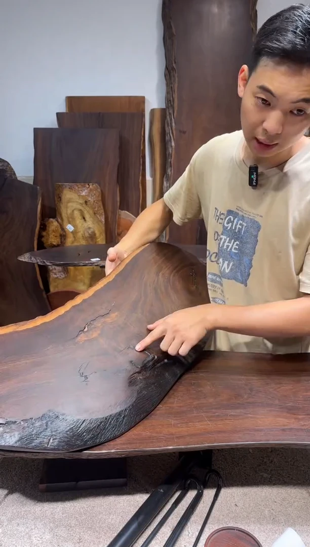 风车木（黑檀木）尺寸85*31*2.3编号734