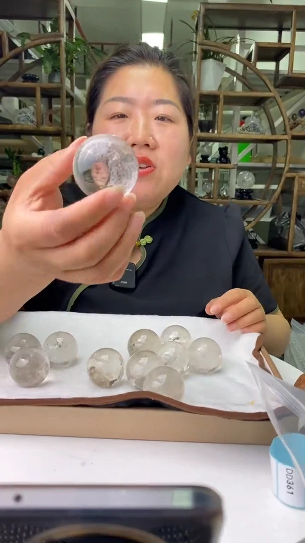 球未镶嵌水晶白水晶球D360多样性发其一100+