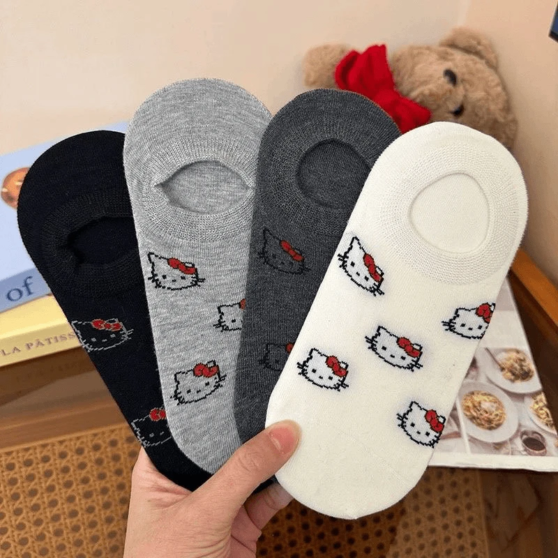 袜子女低帮船袜夏季薄款吸汗透气卡通可爱韩版学生潮流女士短袜