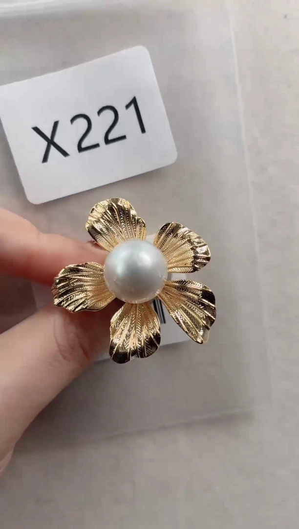 未镶嵌胸针海水珍珠X221
