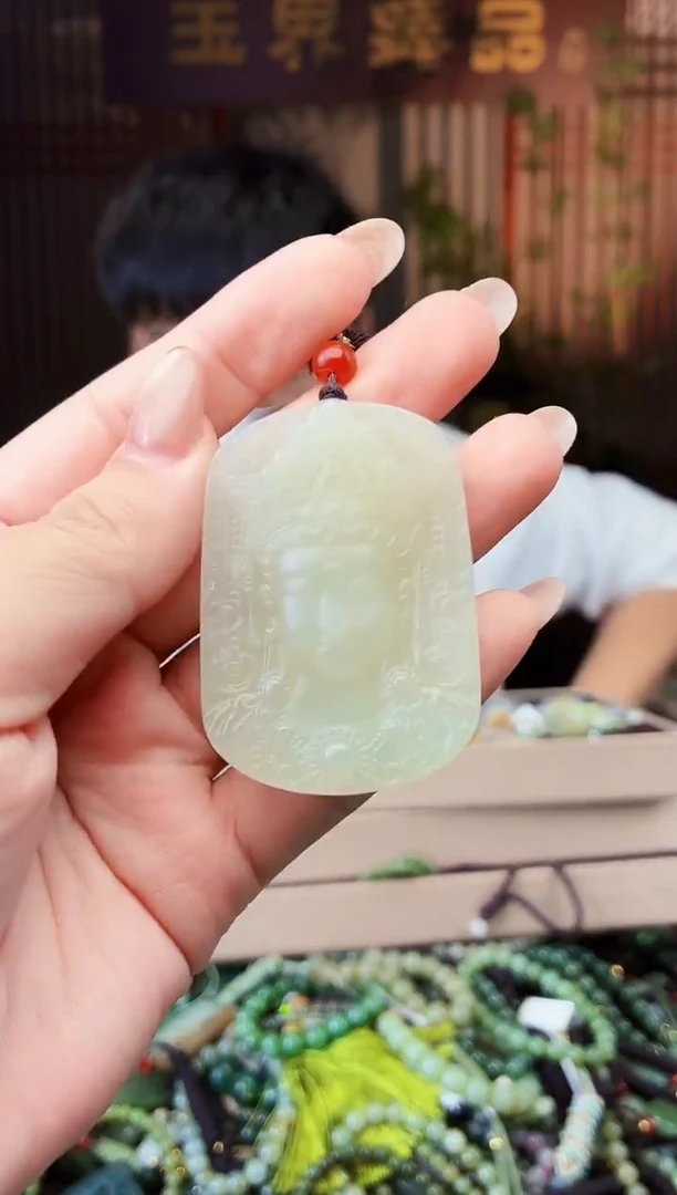 颈饰未镶嵌和田玉拍一发一多样性发货