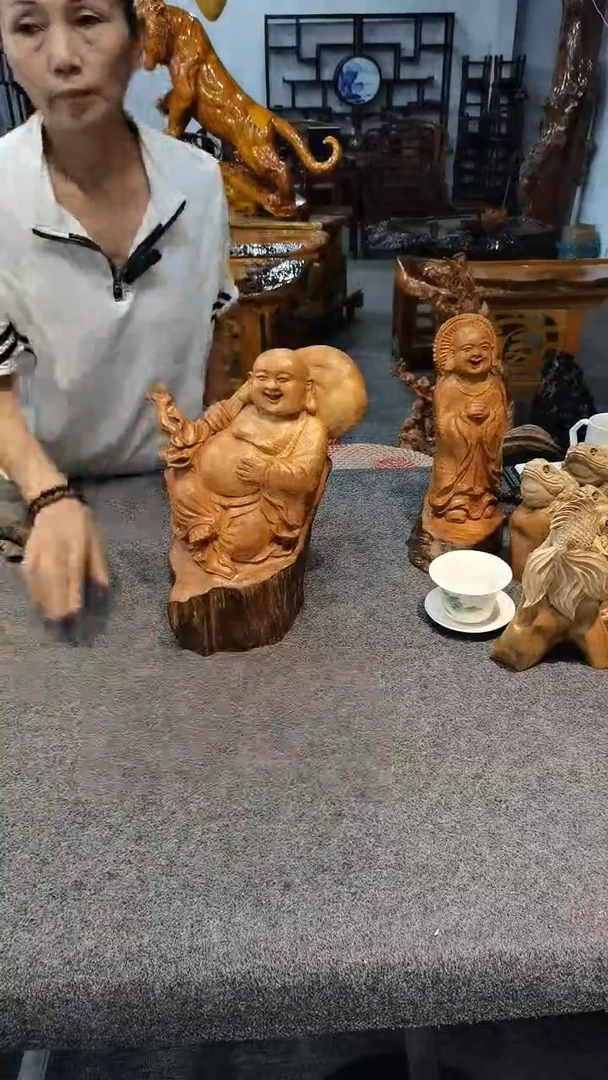 木心**正果香，乐乐佛，手工雕刻