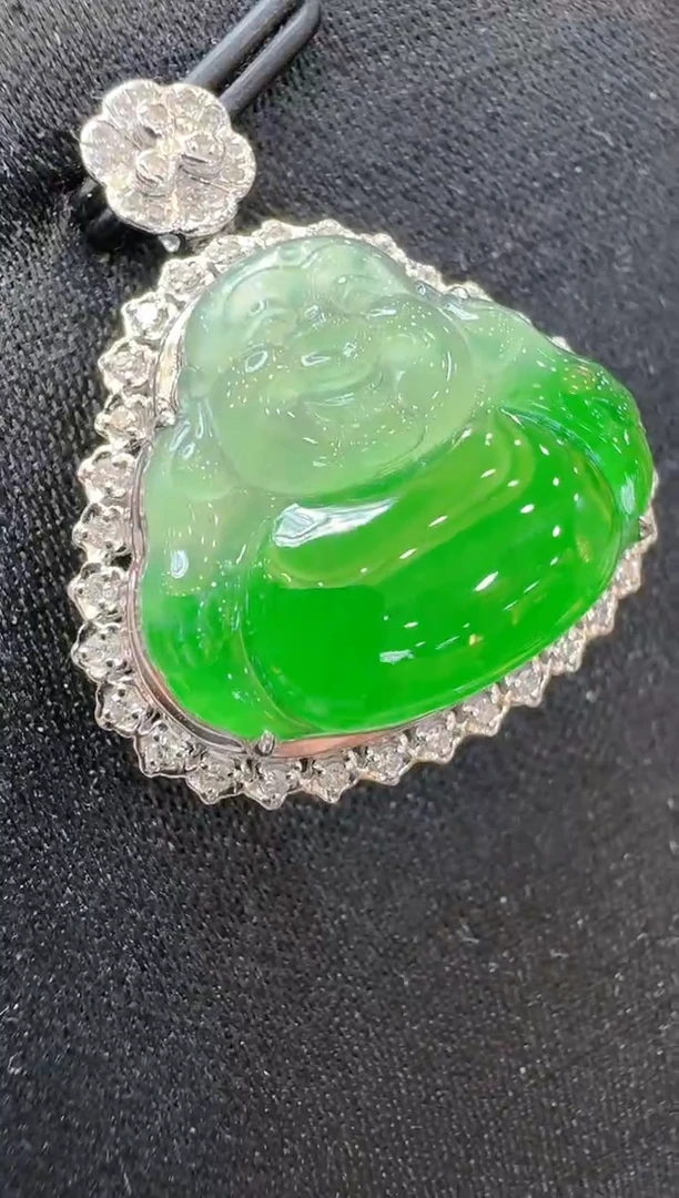 【闪购商品】翡翠吊坠(不含链)18K金镶嵌多样性团购发一件