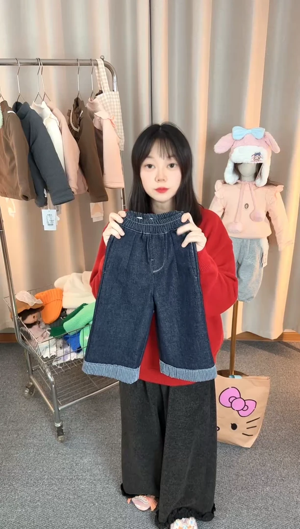 加厚长裤小童90码A455