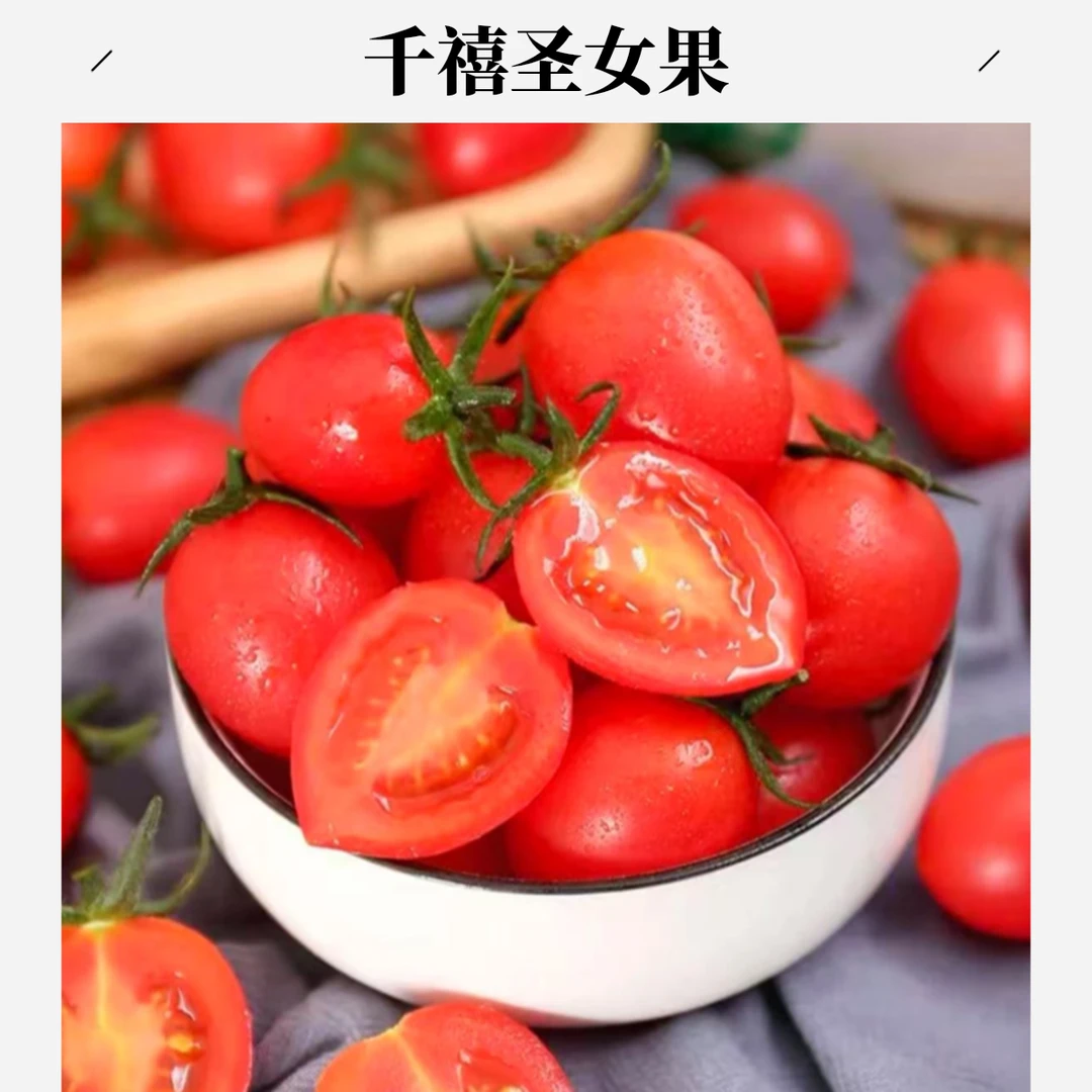 【官方特惠】广东电白-中大果千禧精选圣女果 新鲜水果 口感鲜美 香甜可口 京东包邮 次日达10颗以内裂果不售后