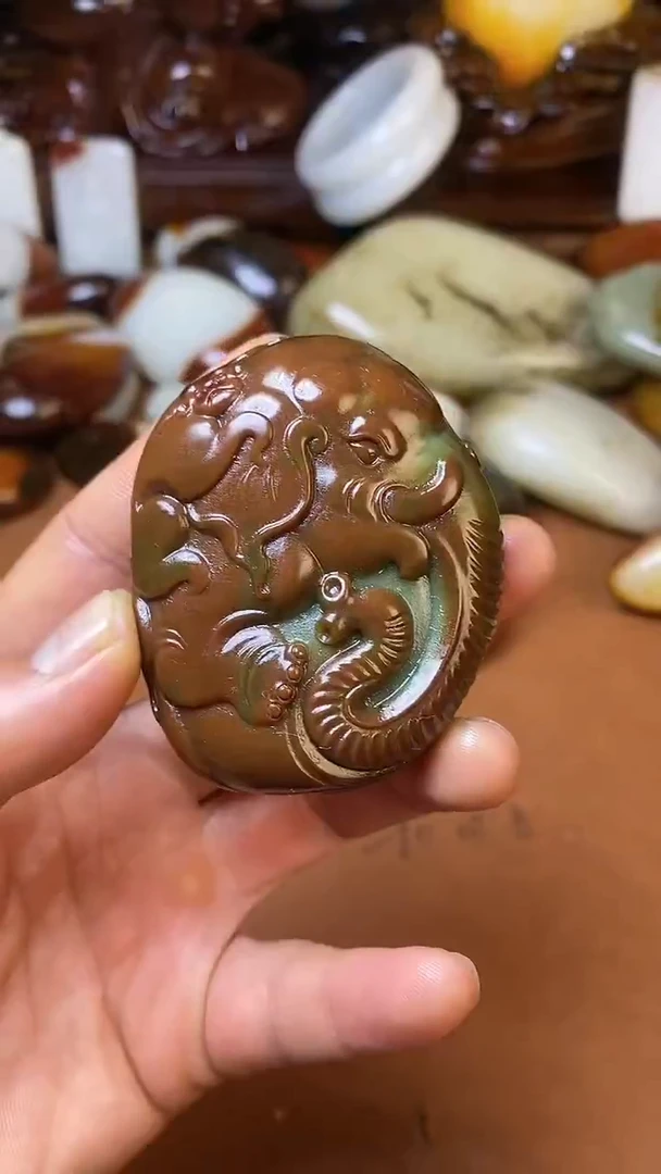 未镶嵌和田玉把件众****…和田玉