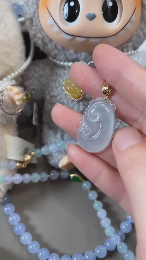 翡翠未镶嵌吊坠(不含链)天然缅甸翡翠吊坠