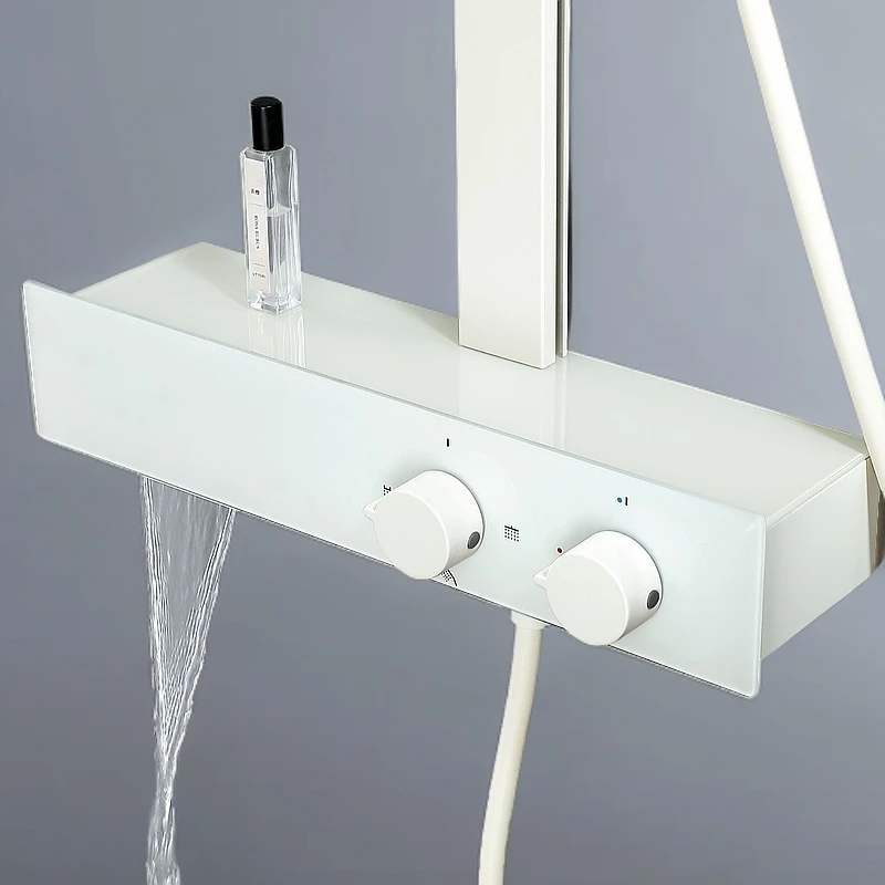 赛尼凯特冷热置物台淋浴花洒套装卫生间沐浴淋浴房