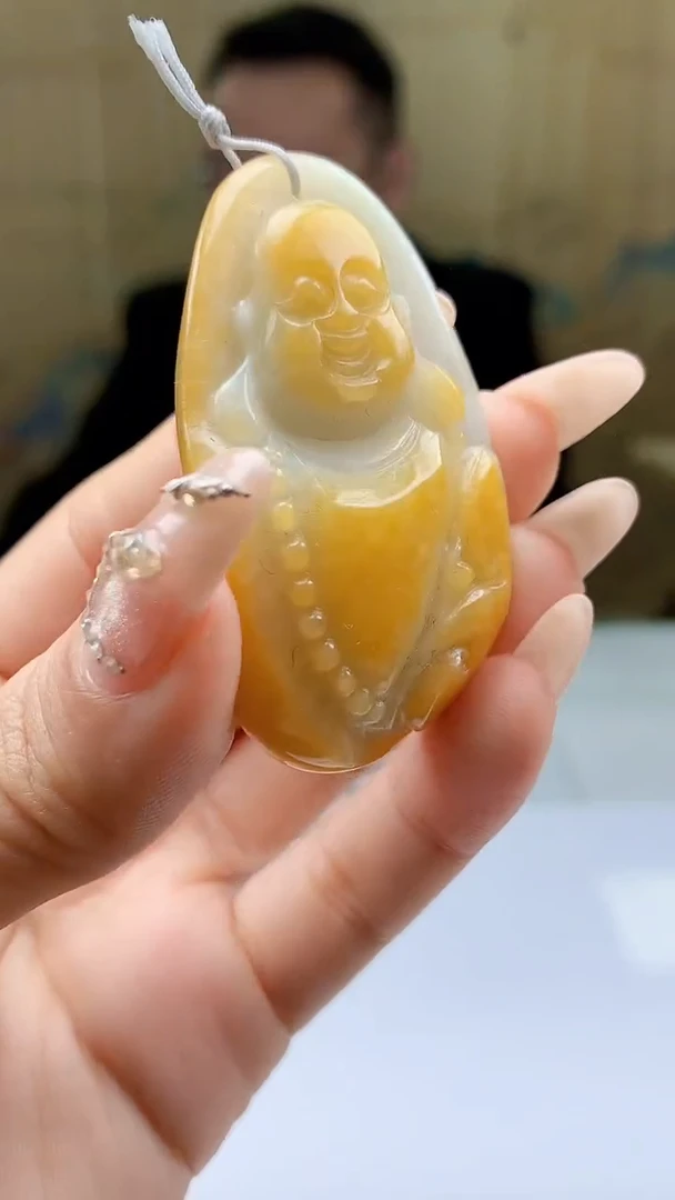 【闪购商品】定制翡翠未镶嵌5155ty-毛货挂件18