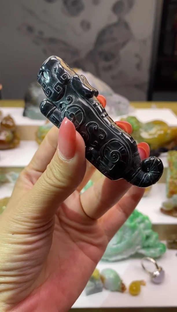 合金石英质玉笔搁石英质玉