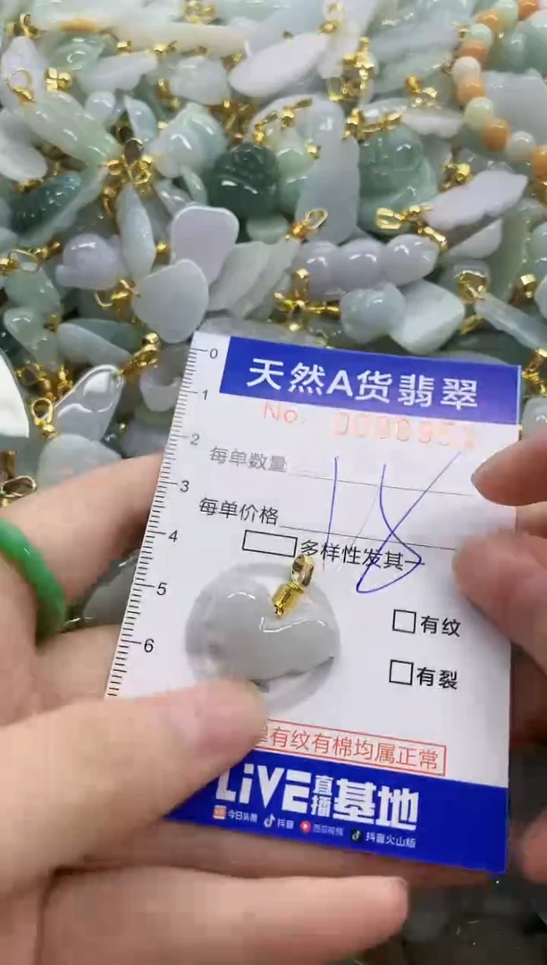 颈饰未镶嵌翡翠天然A货翡翠