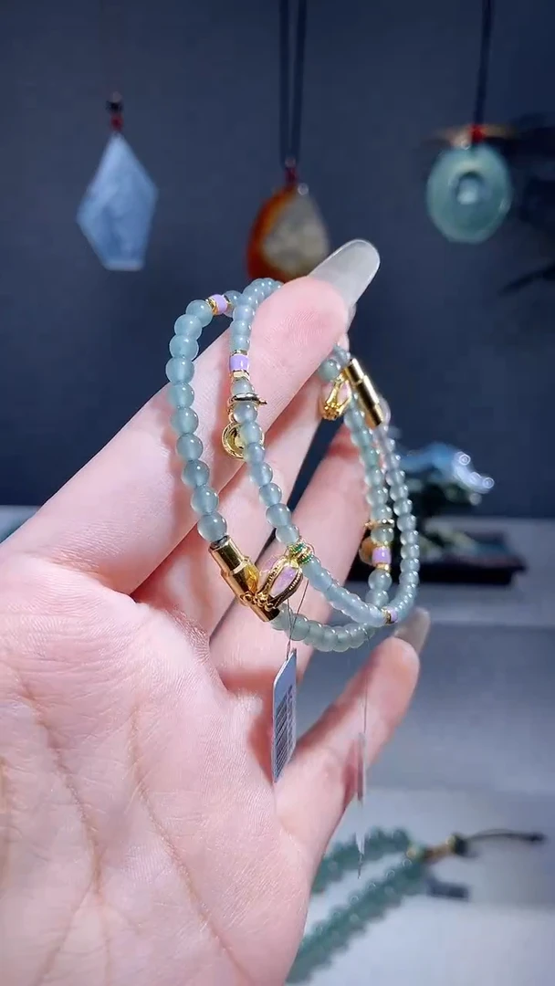 颈饰未镶嵌翡翠手串多样性发1