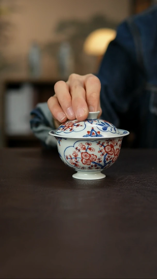 景德镇陶瓷杯碗柴烧多人10270