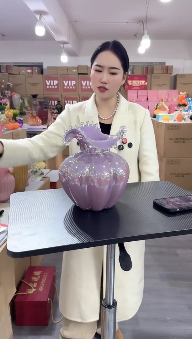 【闪购商品】琉璃静姐花器Q-品22