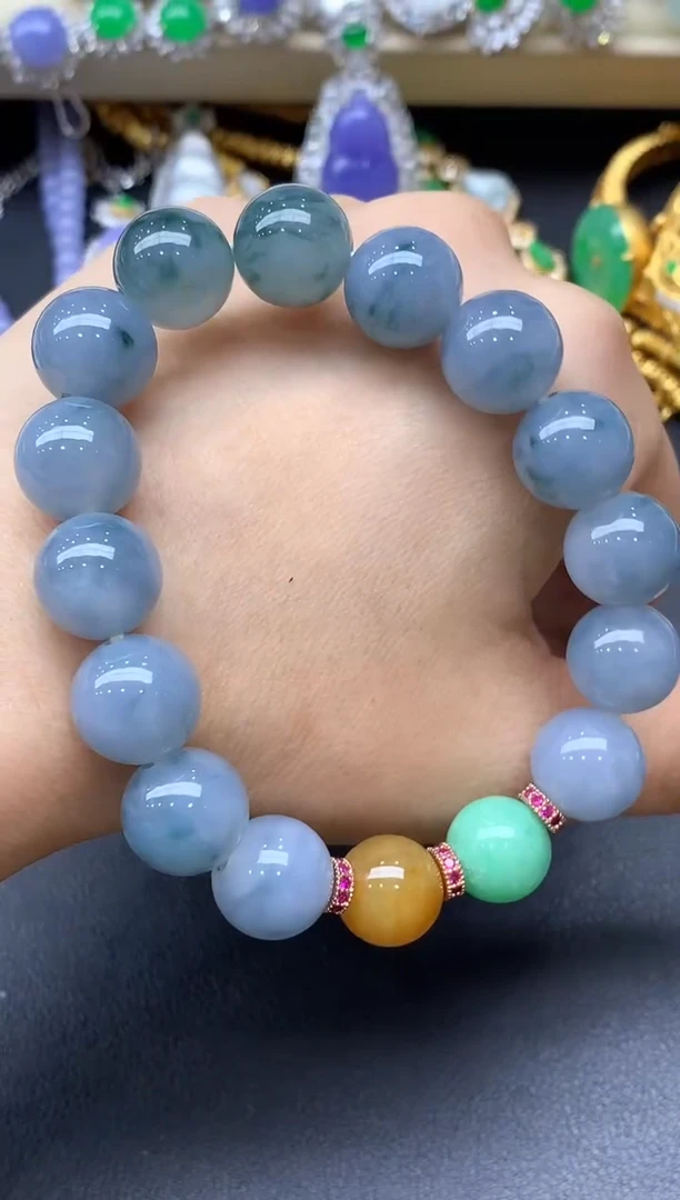 未镶嵌手链翡翠547-中国好珍宝