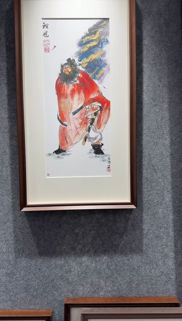 国画牛百川老师手绘80x40