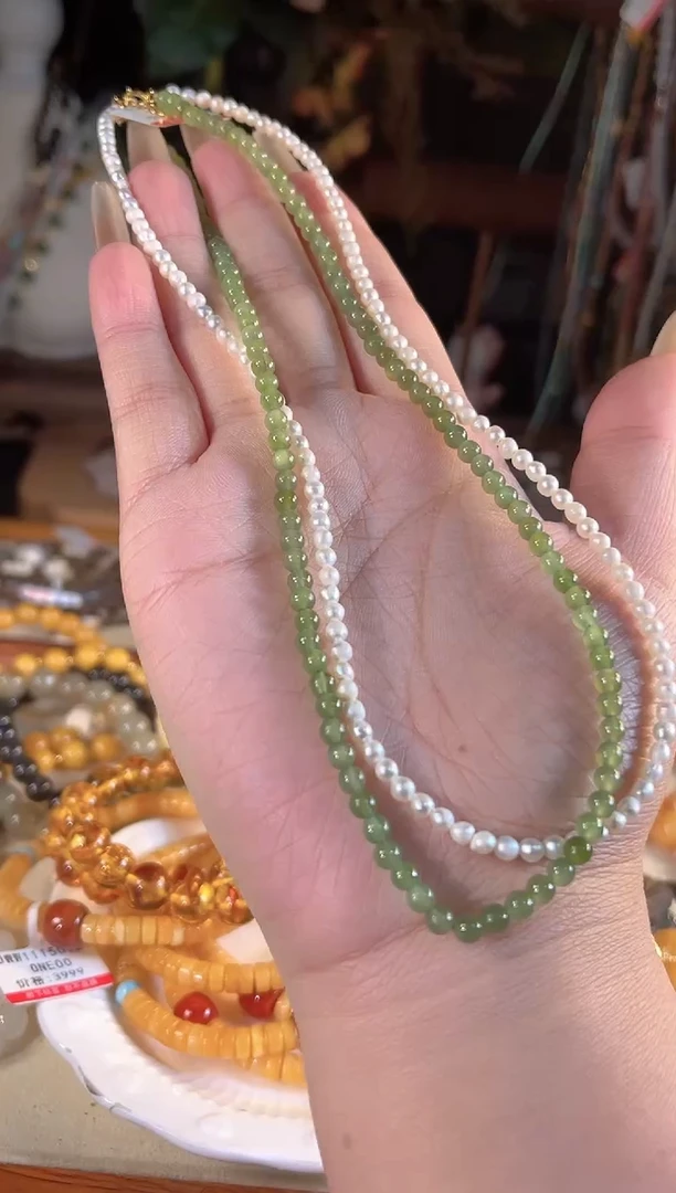 【闪购商品】和田玉项链银S925镶嵌多样性发货其一