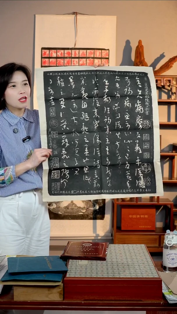 拓片用纸印石非遗传承拓片