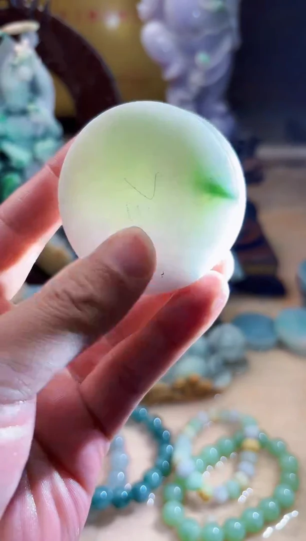 未镶嵌挂件翡翠A货张麦8145