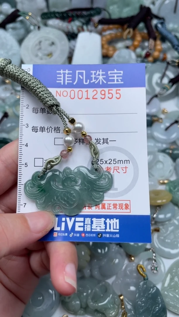 颈饰未镶嵌翡翠12955