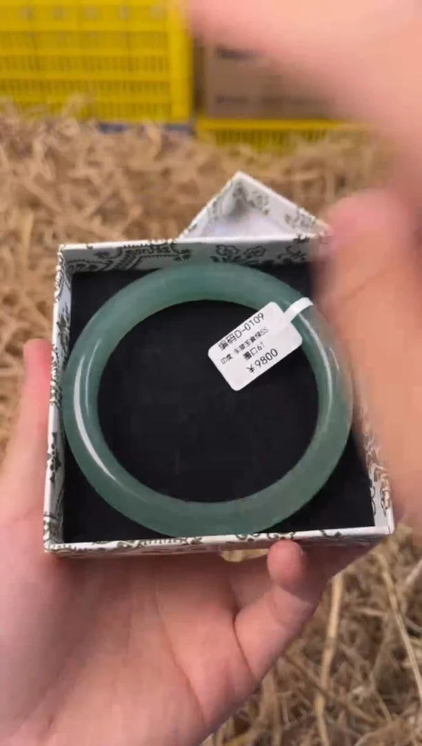 未镶嵌手镯石英质玉编码D-0109