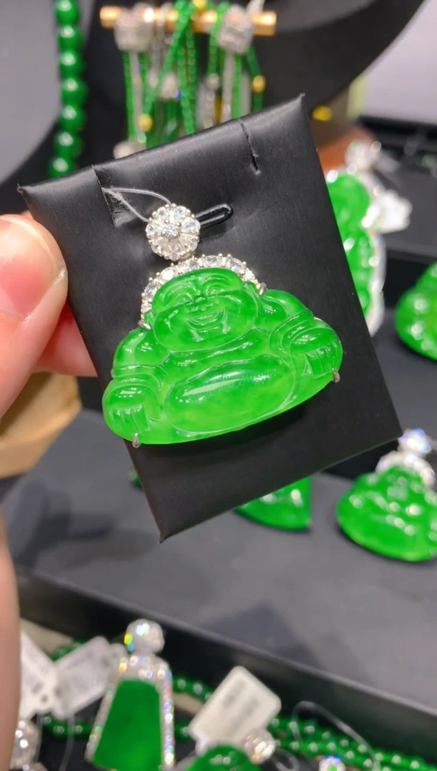 翡翠银S925镶嵌颈饰14一季