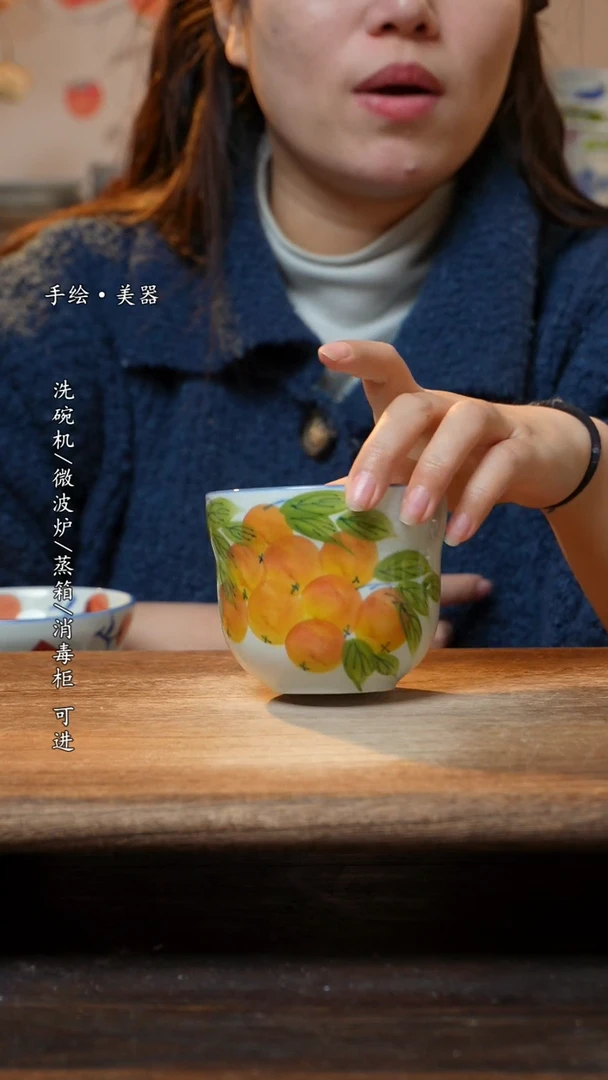 【闪购商品】瓷1个景德镇高温瓷釉下瓷食品级